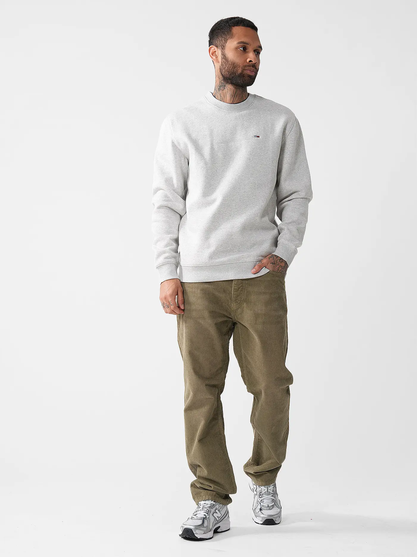 TOMMY JEANS | Sweater | hellgrau